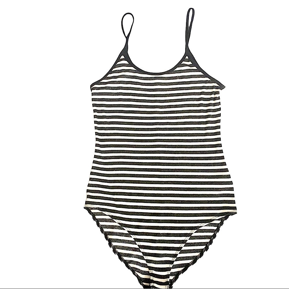 PAIGE metallic stripe bodysuit - Picture 4 of 8